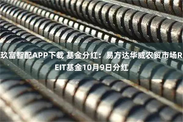 玖富智配APP下载 基金分红：易方达华威农贸市场REIT基金10月9日分红